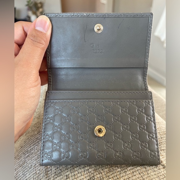 JB001 Gucci Microguccissima Leather card holder wallet - Picture 2 of 10